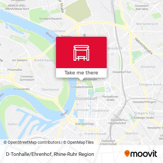 D-Tonhalle/Ehrenhof map