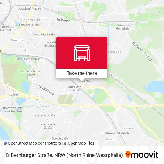 Карта D-Bernburger Straße