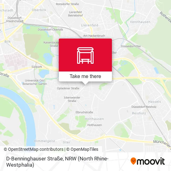 Карта D-Benninghauser Straße