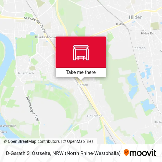 D-Garath S, Ostseite map