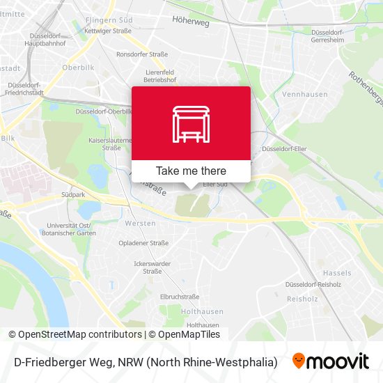 D-Friedberger Weg map