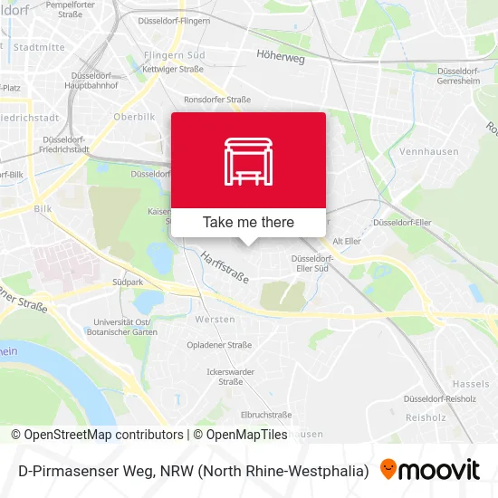 D-Pirmasenser Weg map