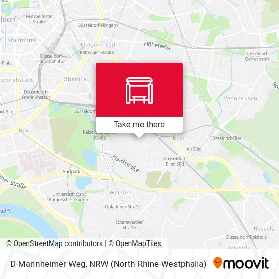 D-Mannheimer Weg map