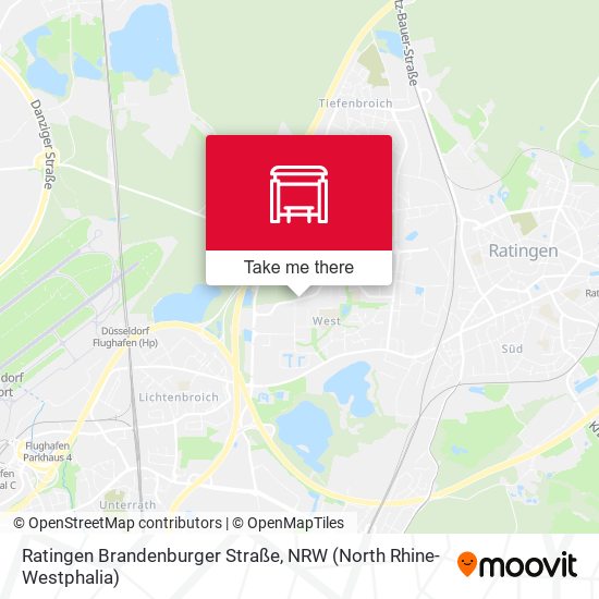 Ratingen Brandenburger Straße map