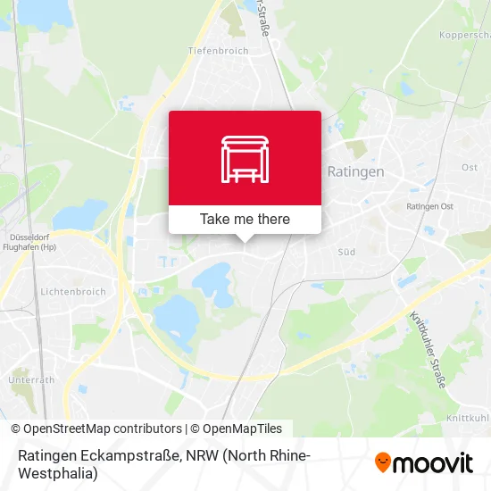 Карта Ratingen Eckampstraße