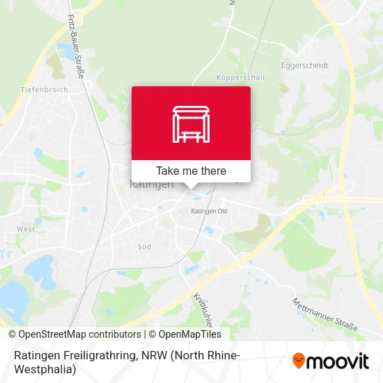 Карта Ratingen Freiligrathring