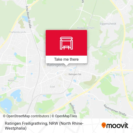 Карта Ratingen Freiligrathring