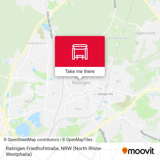 Ratingen Friedhofstraße map