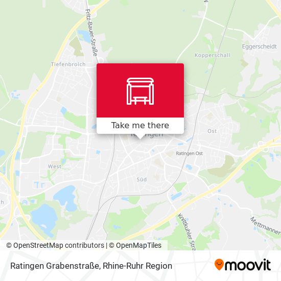 Ratingen Grabenstraße map