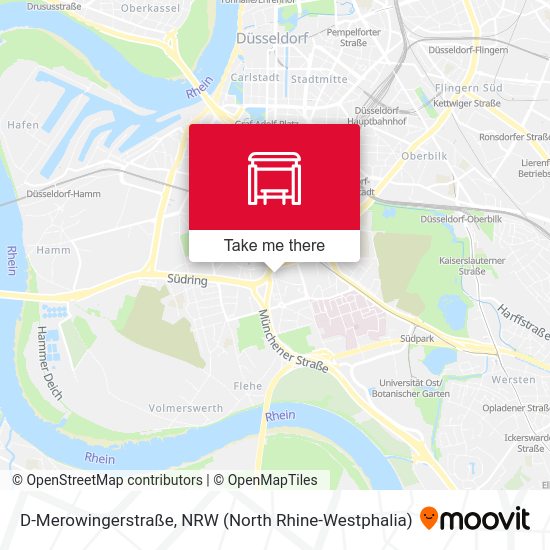 D-Merowingerstraße map