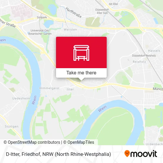 D-Itter, Friedhof map