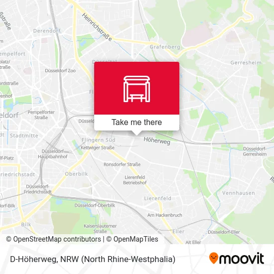 D-Höherweg map