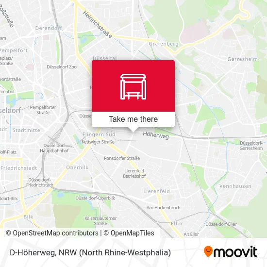 D-Höherweg map