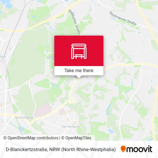 D-Blanckertzstraße map