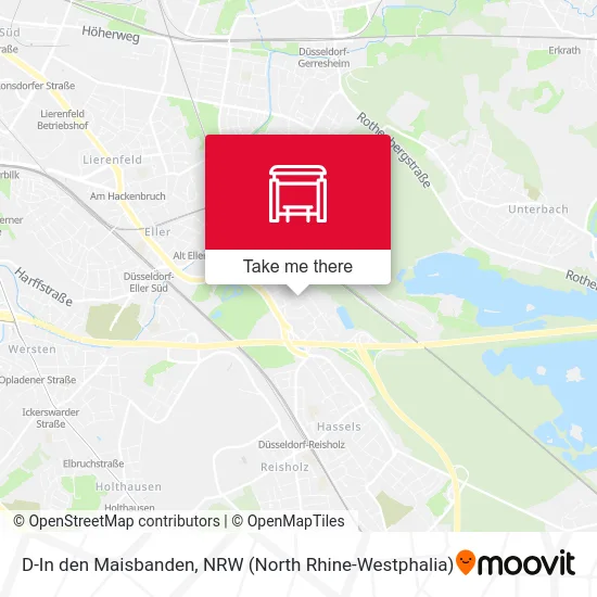 D-In den Maisbanden map