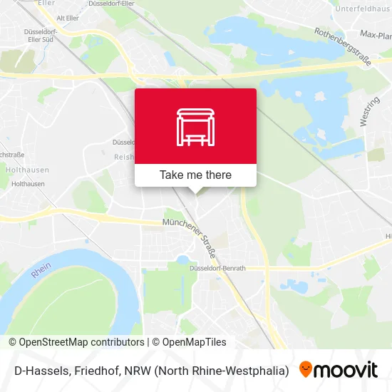 D-Hassels, Friedhof map