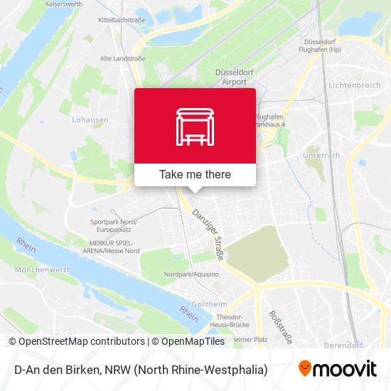 Карта D-An den Birken