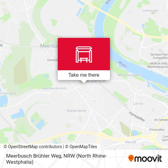 Meerbusch Brühler Weg map