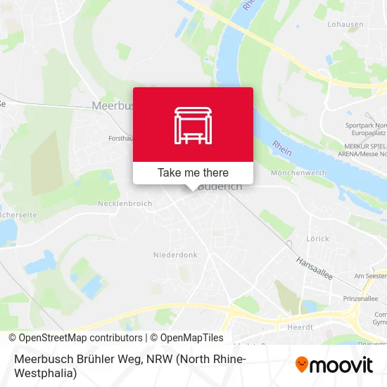 Карта Meerbusch Brühler Weg