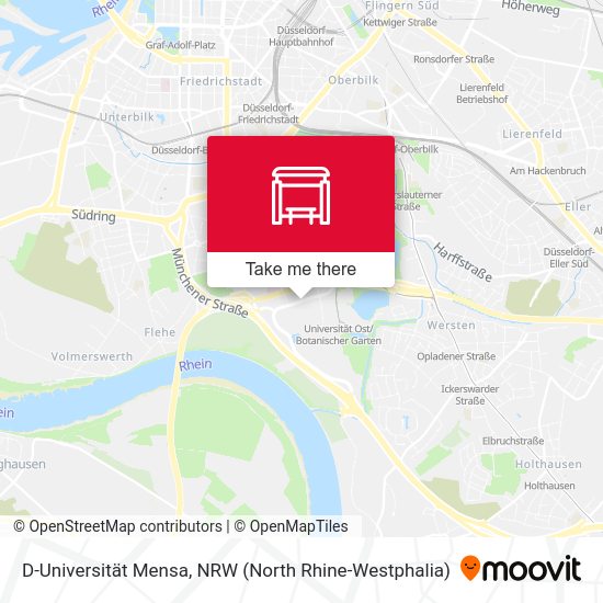 Карта D-Universität Mensa