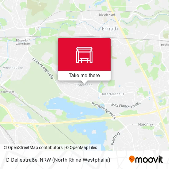 D-Dellestraße map