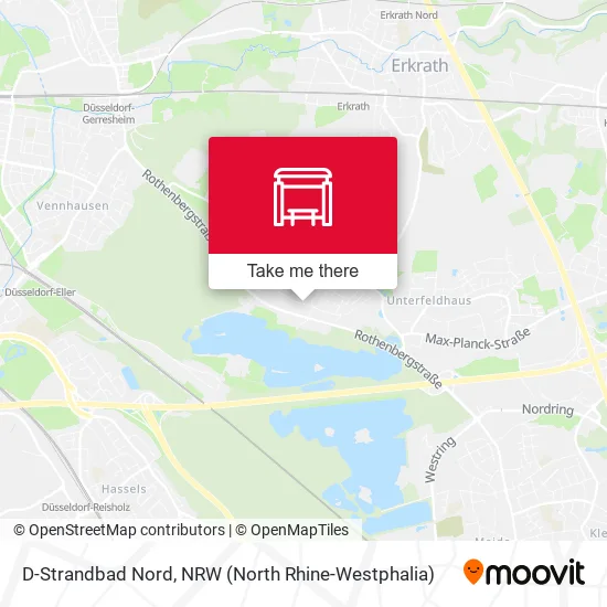 D-Strandbad Nord map