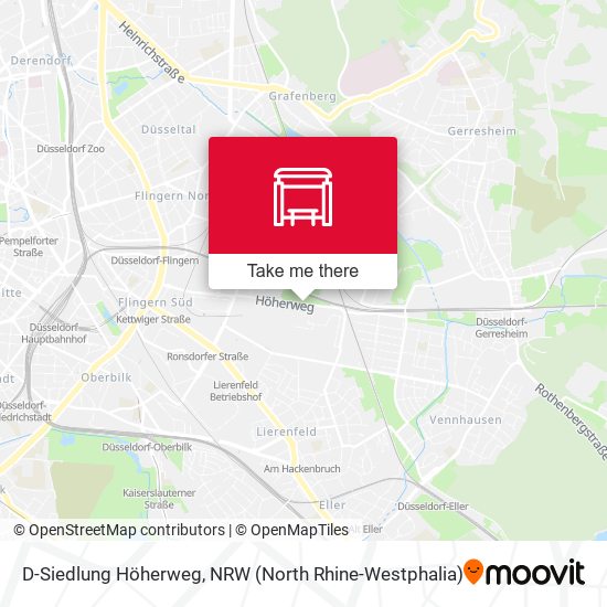 D-Siedlung Höherweg map