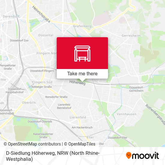 D-Siedlung Höherweg map