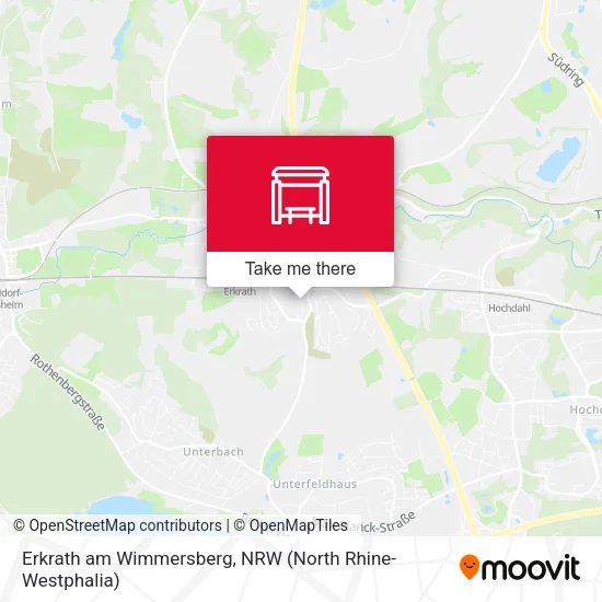 Карта Erkrath am Wimmersberg