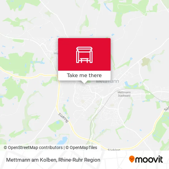 Карта Mettmann am Kolben