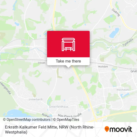 Карта Erkrath Kalkumer Feld Mitte