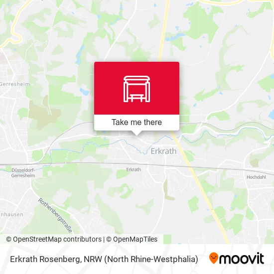 Карта Erkrath Rosenberg