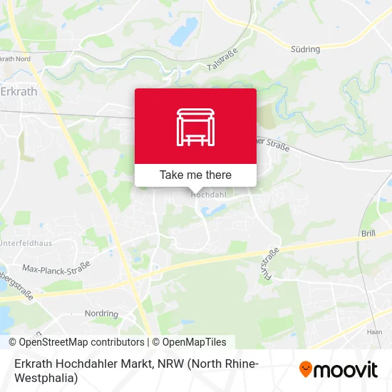 Карта Erkrath Hochdahler Markt