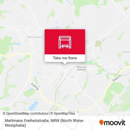 Mettmann Freiheitstraße map