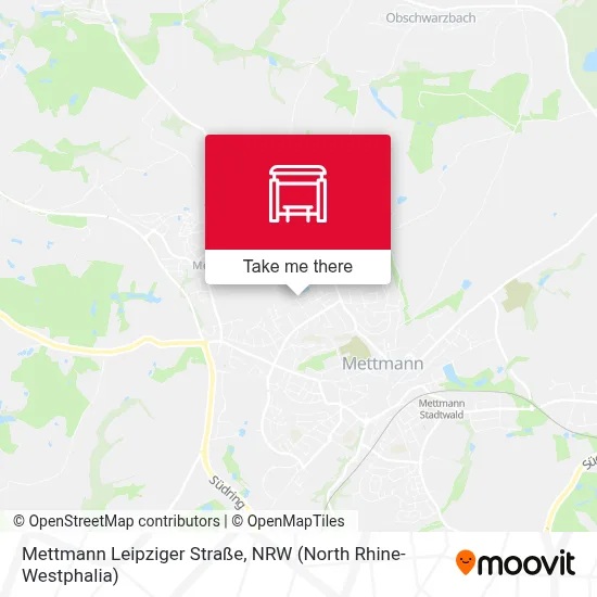 Mettmann Leipziger Straße map