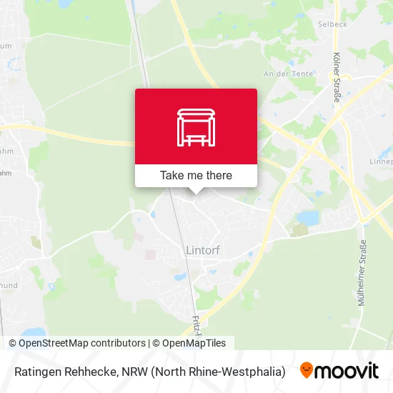 Карта Ratingen Rehhecke