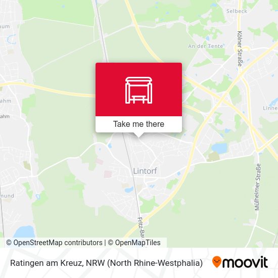 Карта Ratingen am Kreuz