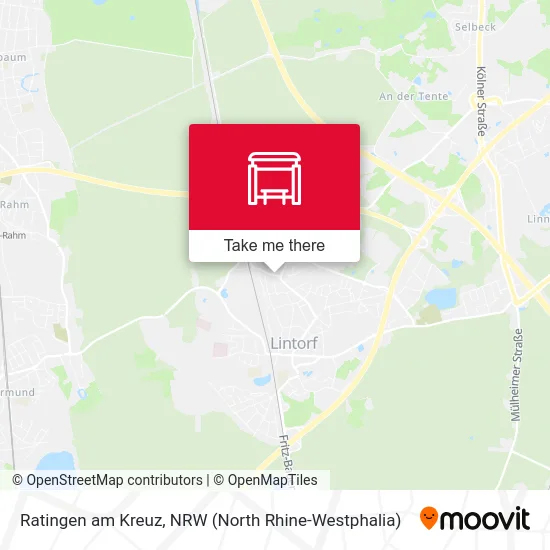 Карта Ratingen am Kreuz