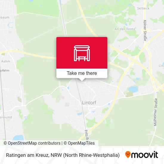 Карта Ratingen am Kreuz
