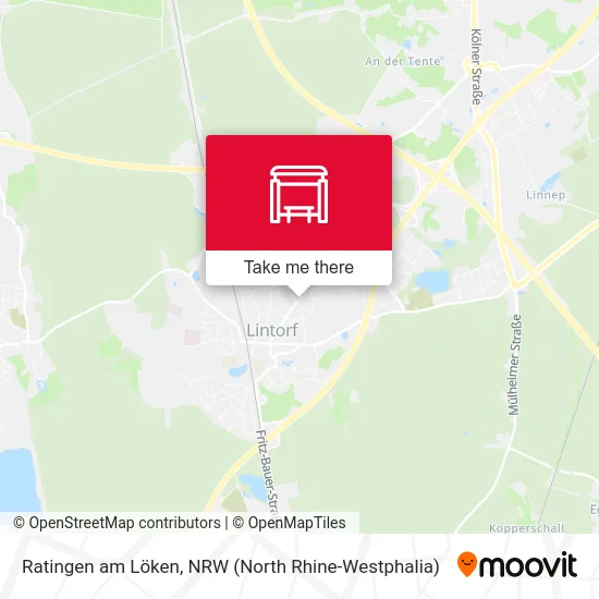 Карта Ratingen am Löken