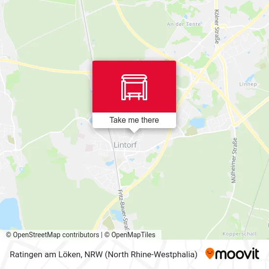 Карта Ratingen am Löken