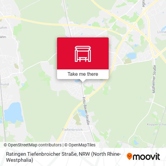 Ratingen Tiefenbroicher Straße map