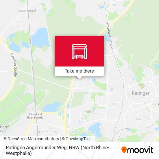 Карта Ratingen Angermunder Weg