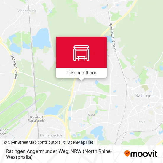 Карта Ratingen Angermunder Weg