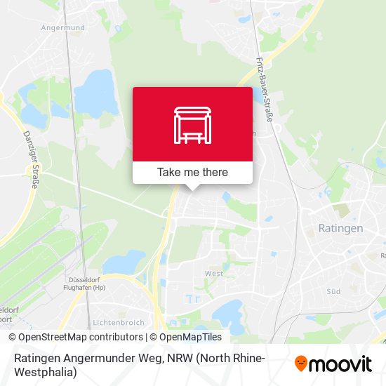 Карта Ratingen Angermunder Weg