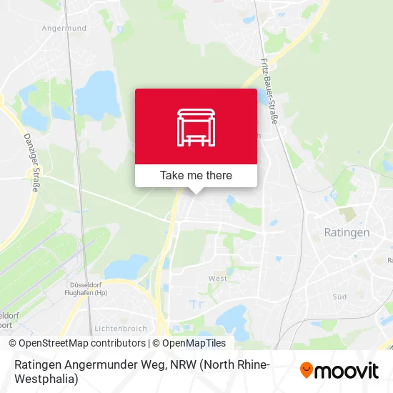 Карта Ratingen Angermunder Weg