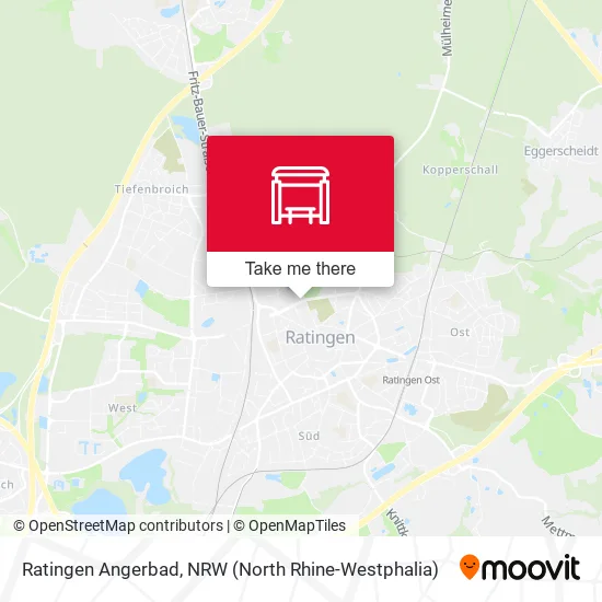 Карта Ratingen Angerbad