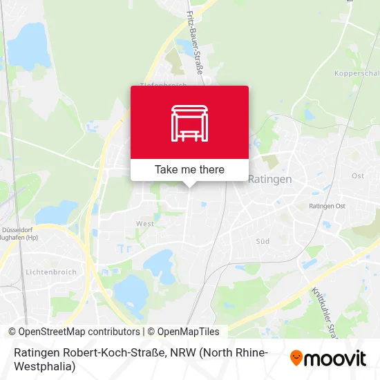 Ratingen Robert-Koch-Straße map