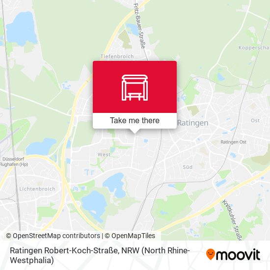 Ratingen Robert-Koch-Straße map