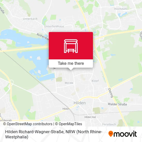 Hilden Richard-Wagner-Straße map